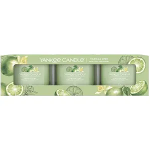 Yankee Candle 37g Vanilla Lime Signature Votive Candles (3 Pack)